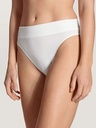 Slip confort 94% coton & large ceinture CALIDA "Elastic" 22030 - Blanc 001 (XS)