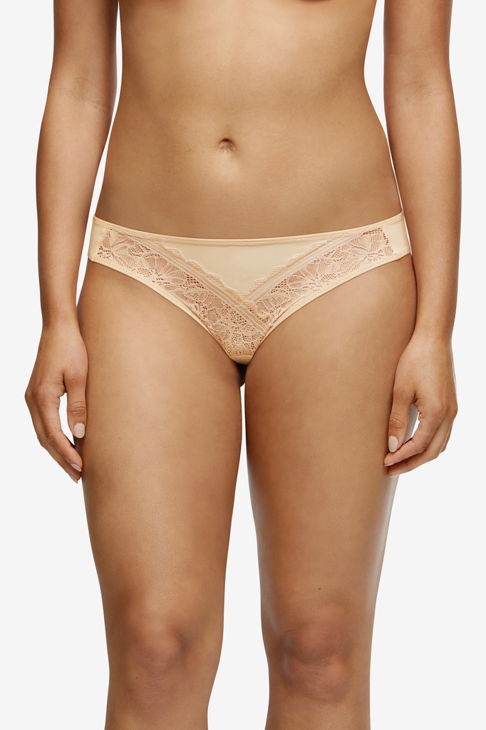 Slip CHANTELLE EASY FEEL "Floral Touch" C94230 - Beige doré 01N