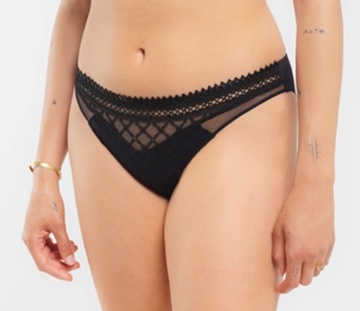 Slip LOUISA BRACQ "Paco" 485-30 - Noir NRO (40)