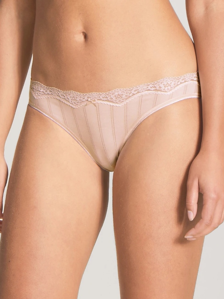 Slip taille basse 95% coton CALIDA "Etude Toujours" 22092 - Peach Blush 102 (XS)