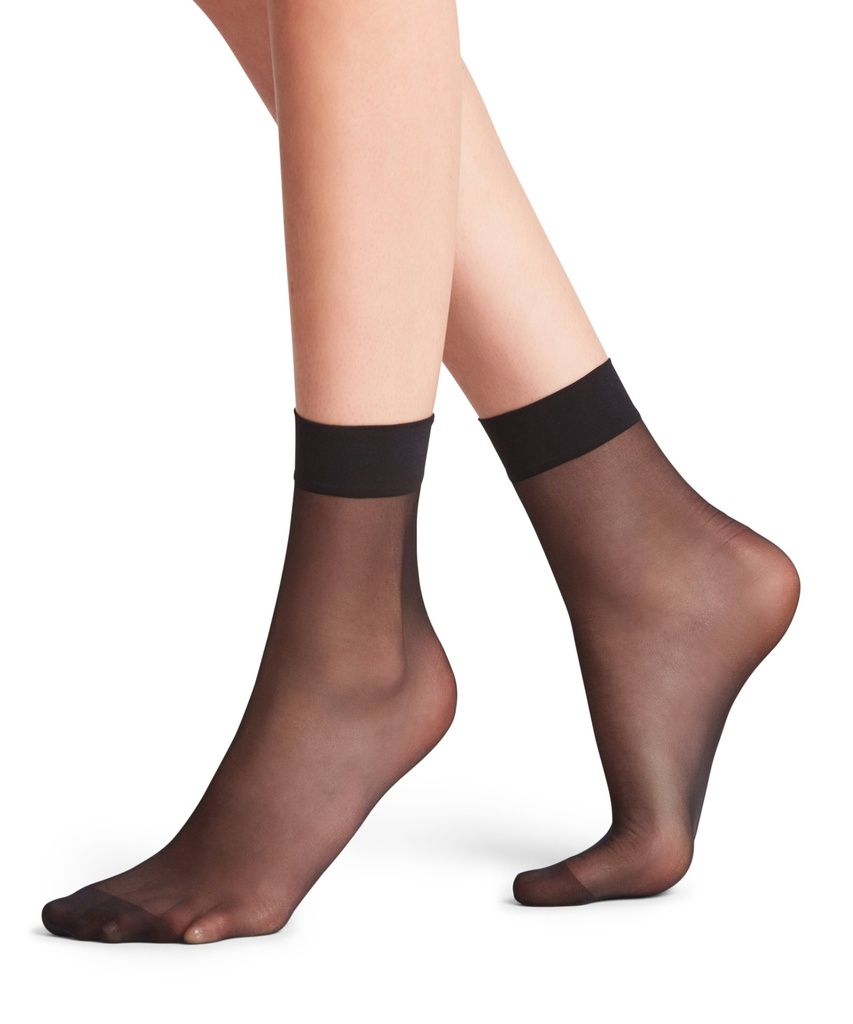 Soquette fine 15 deniers FALKE "Seidenglatt 15" 41390 - Black 3009