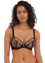 Soutien-gorge armature plongeant transparent sexy FREYA "Loveland" AA401002 - Noir BLK