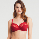 Soutien-gorge avec armatures emboitant LOUISA BRACQ "Elise" 419-01 - Rouge Baiser RGB