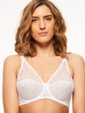 Soutien-gorge armatures en 2 parties CHANTELLE "Fête" C19600 - Blanc 010
