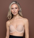 Soutien-gorge autocollant bandeau dos nu BYE BRA "Gala Bra" 934-950N - Nude