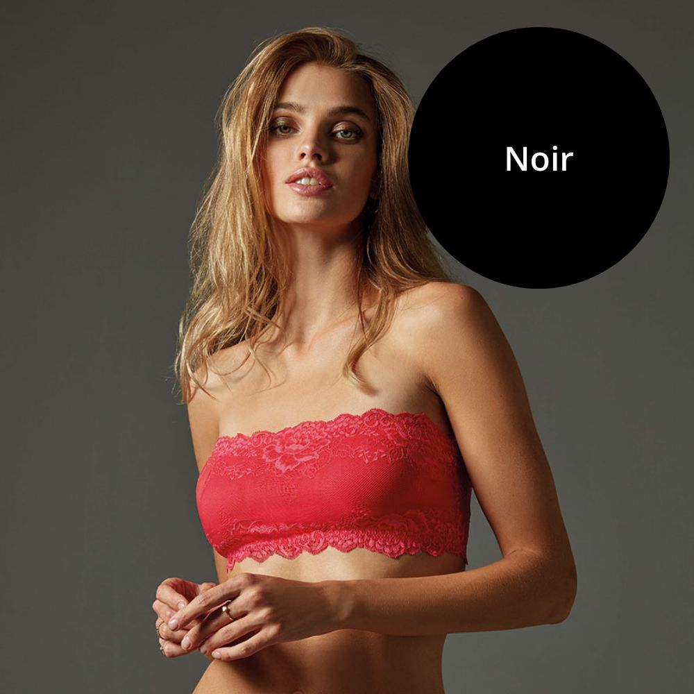 Soutien-gorge bandeau sans armature JANIRA "Greta" 1031752 - Noir 002