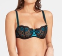 Soutien-gorge corbeille AUBADE "Fièvre Andalouse" QC14 - Lapis Lazuli