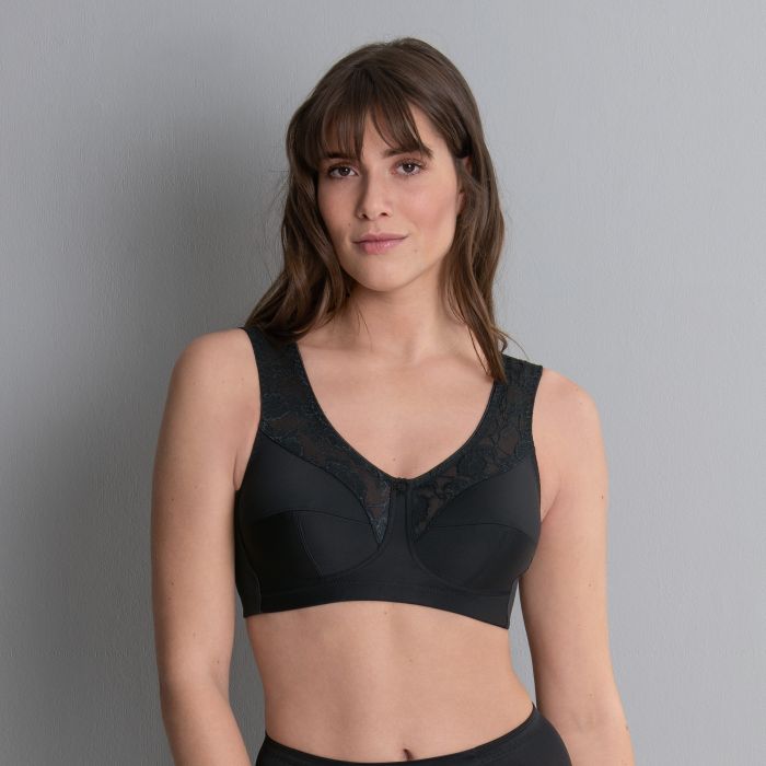 Soutien-gorge d'allègement sans armatures ANITA COMFORT "Microenergen" 5409 - Noir 001 (90, A)