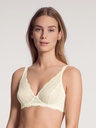 Soutien-gorge triangle microfibre sans armatures CALIDA "Sensual Secrets" 03131 - Albaster Cream 911 (85, A)