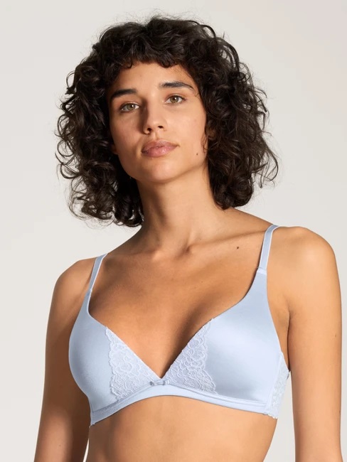 Soutien-gorge triangle paddé sans armatures CALIDA "Sensual Secrets" 03031 - Harmony Blue 470