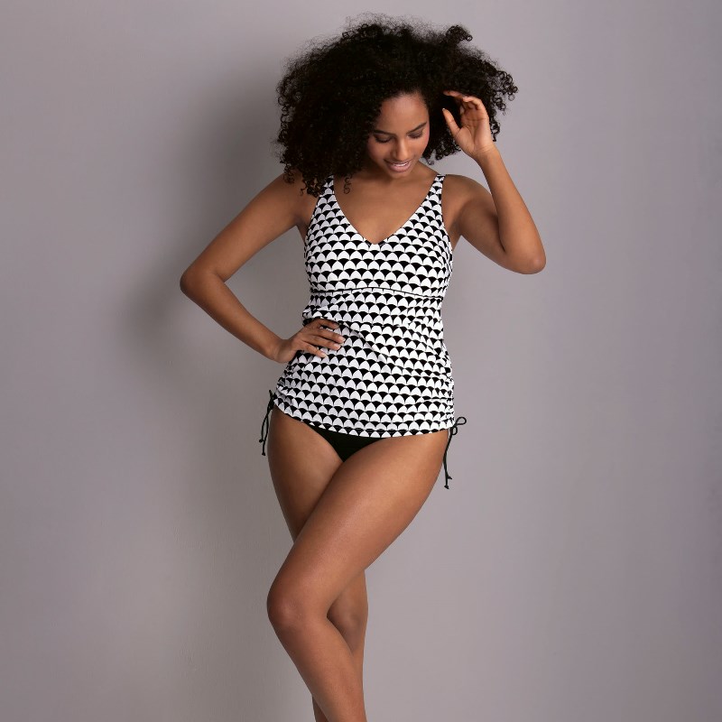 Tankini avec armatures et slip classique ANITA "Malaika" 8855-1+8709-0 - Noir 430 (40, C)