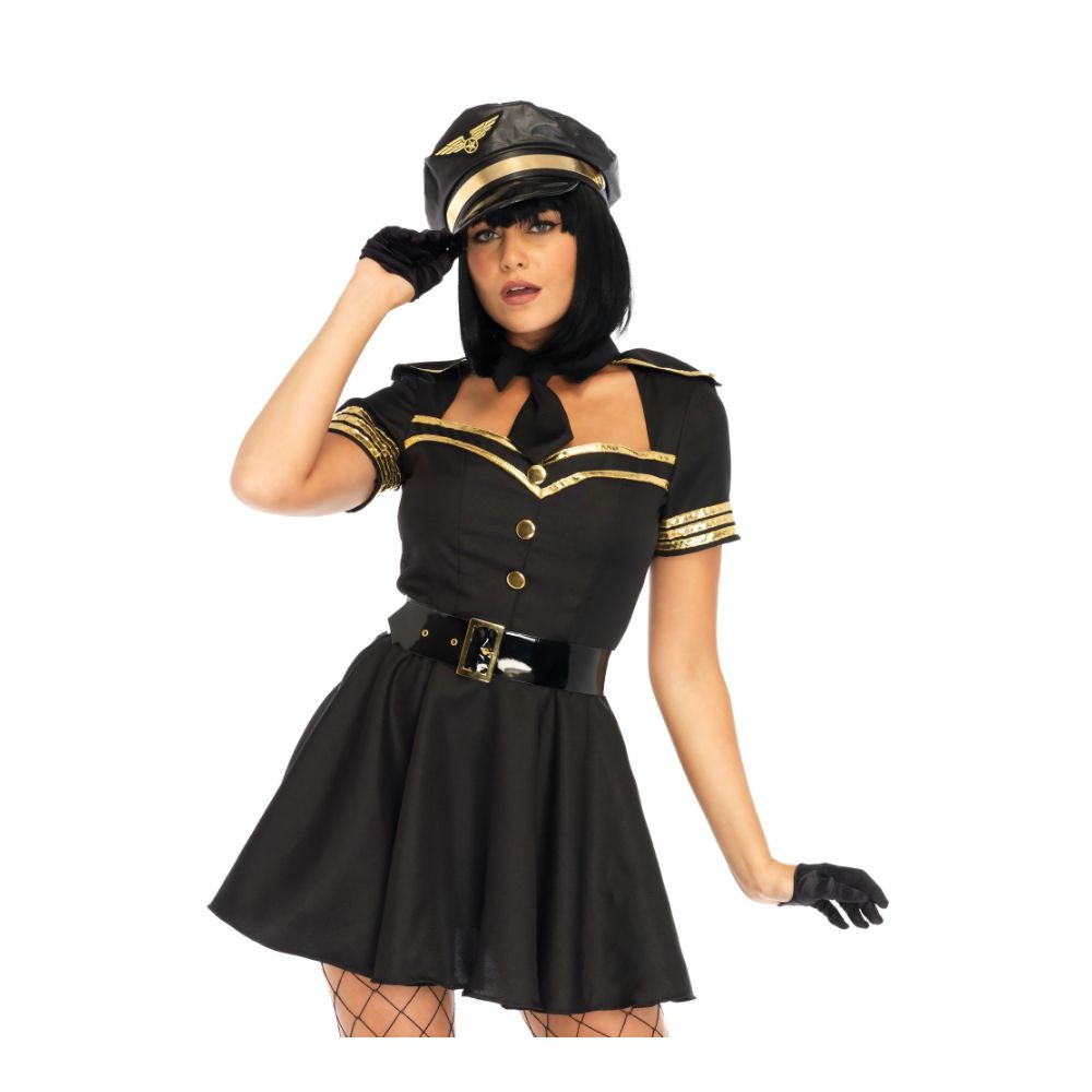 Tenue pilote sexy LEG AVENUE 85643 (M)