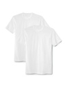 T-shirt homme courte manche 100% coton - PACK de 2 - CALIDA "Natural Benefit" 14341 - Blanc 001