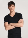 T-shirt homme courte manche tencel thermorégulant CALIDA "Focus" 14065 - Noir 992 (S)