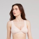 Soutien-gorge sans armature LOU "Oxygène Coton" 11278 - Nude 043