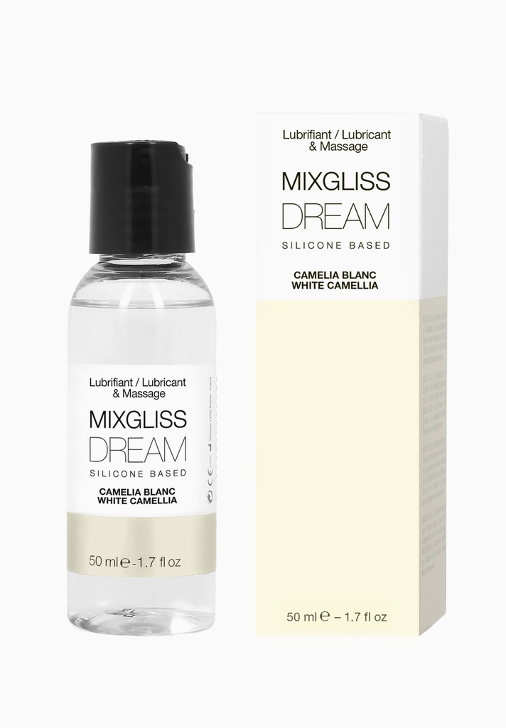 Lubrifiant silicone parfumé MIXGLISS "Dream" 50ml - Camélia blanc