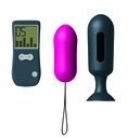 Œuf vibrant télécommandé + plug anal DORCEL "Genius Secret Vibe"
