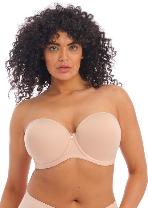 Soutien-gorge bandeau coque avec armatures  ELOMI "Smooth" EL4300 - Sahara SAH