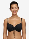 Bikini soutien-gorge souple armaturé enveloppant + culotte haute CHANTELLE "Inspire" C10g10 & C10g80 - Noir 011 (85, C)