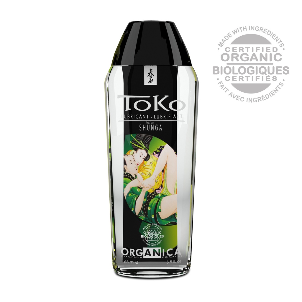 Lubrifiant à base d'eau BIO SHUNGA "Toko Organica" 165ml - Thé vert exotique