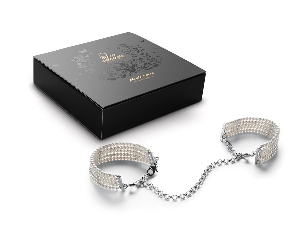 Menottes métalliques pour jeux bondage BIJOUX INDISCRETS "Désir métallique"