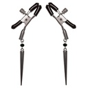 Pinces pour seins & bijou SPORTSHEETS - SEX & MISCHIEF "Silver Spears Nipple Clips"