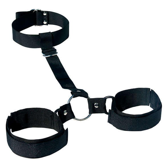 Attaches cou & poignets bondage SPORTSHEETS - SEX & MISCHIEF "Shadow Neck & Wrist Restraint" E28830