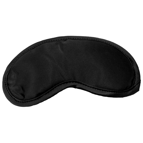 Masque satin pour jeux bondage SPORTSHEETS - SEX & MISCHIEF "Satin Black Blindfold" 300634 - Noir