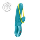 Petit vibromasseur double stimulation FUN FACTORY "Amorino" - Bleu