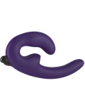 Double godemichet vibrant pour couple sans ceinture FUN FACTORY "Sharevibe" - Mauve