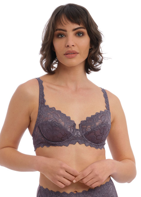 Soutien-gorge avec armatures classique WACOAL "Eglantine" WEBFA662 - Argent ART