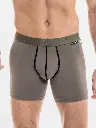 Boxer homme coton avec maintien intérieur LOIC HENRY "Every-D" KBD001K - Kaki