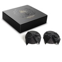 Nippies cache seins BIJOUX INDISCRETS "Burlesque Pasties- Glitter & satin bow" 300641 - Noeud