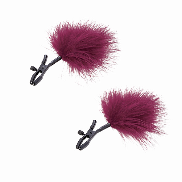 Pinces pour seins & plumes SPORTSHEETS - SEX & MISCHIEF "Enchanted Feathered Nipple Clamps"