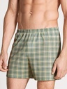 Boxer short homme fantaisie 100% coton CALIDA "Prints" 24389 - Dark Olive 669