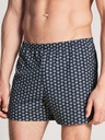 Boxer short homme fantaisie 100% coton CALIDA "Prints" 24687 - Dark sapphire 479