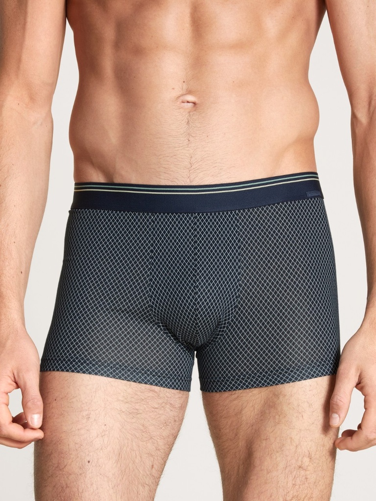 Boxer homme coton stretch & ceinture élastique CALIDA "Cotton Stretch" 25387 - Dark sapphire 479 (S)