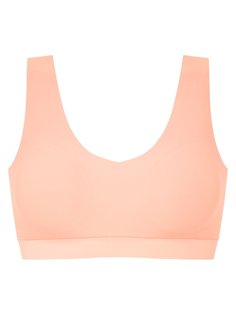 Brassière paddée stretch invisible CHANTELLE "SoftStretch" C16A10 - Pêche exotique 04Z