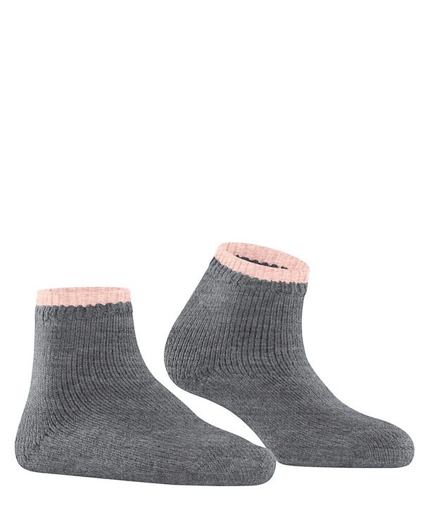Chaussettes dame laine&alpaga FALKE "Cosy Plush" 46380 - Grey mel 3270