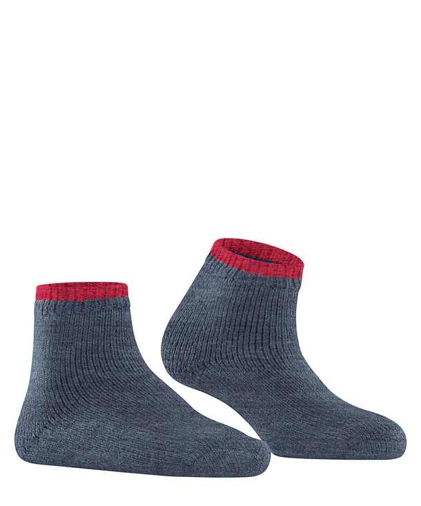 Chaussettes dame laine&alpaga FALKE "Cosy Plush" 46380 - Dark blue mel. 6688