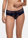 Shorty CHANTELLE "Fleurs Signature" C12Q40 - Bleu outremer velours 0DI