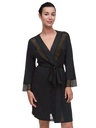 Peignoir kimono FEMILET "Jazz" FNA530 - Noir 011