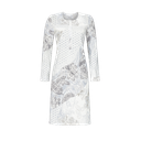 Chemise de nuit avec patte de boutonnage 100% coton RINGELLA "Pastels d'Hiver" 2511048 - Ivoire 130