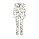 Pyjama à imprimé fleuri modal & coton RINGELLA "Fleurs romantiques" 2561216 - Ivoire 130