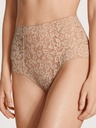 Culotte taille haute en dentelle CALIDA "Natural Comfort Lace" 22856 - Rose teint 160