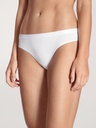 Slip coupe classique coton & tencel CALIDA "Natural Joy" 22355 - Blanc 001 (XS)