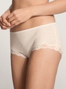 Shorty dentelle laine & soie CALIDA "Richesse Lace" 24990 - Light Ivory 090 (XS)