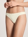 Tanga taille basse coton & dentelle CALIDA "Sensual Secrets" 20831 - Albaster Cream 911