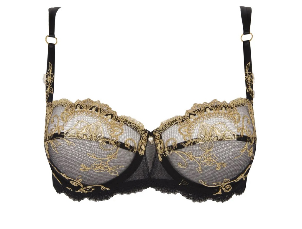 Soutien-gorge corbeille LISE CHARMEL "Déesse en Glam" ACH3015 - Or glamour 18051