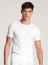 T-shirt homme courte manche 95% Coton CALIDA "Cotton Code" 14290 - Blanc 001 (S)